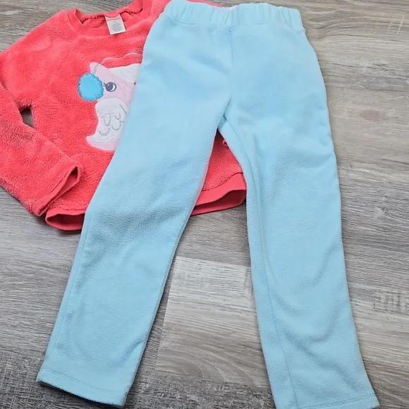 Gymboree Coral and Light Blue Kids Matching Set - Picture 5 of 7
